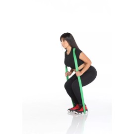 41" loop resistance band 100 lbs for stretching or strength training. by x bands