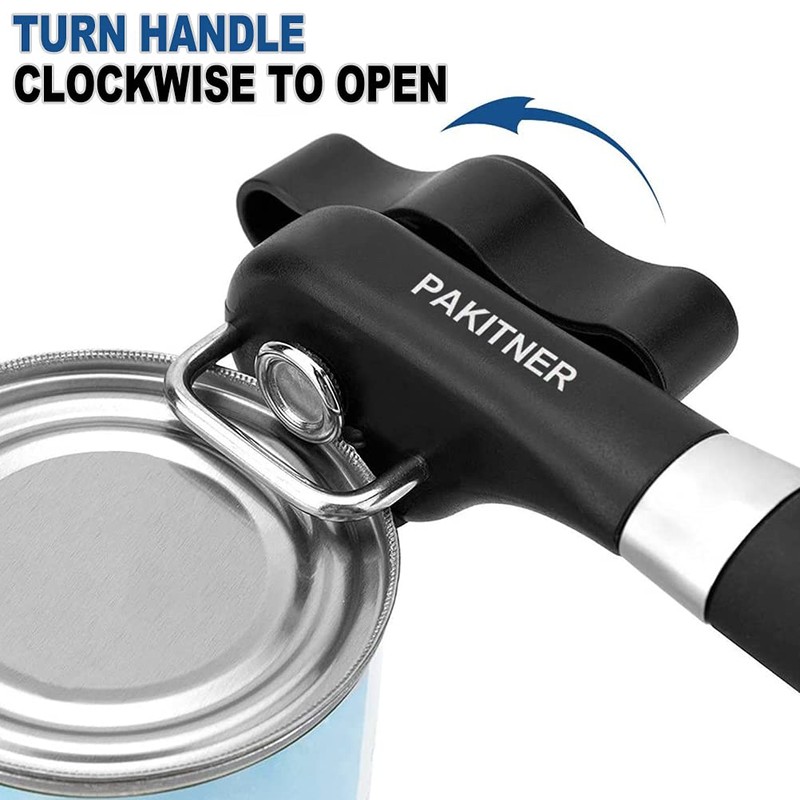 PAKITNER- Safe Cut Can Opener, Smooth Edge Can Opener -