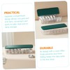 TEHAUX Cable Management Box with Cover Multi Grid Cable Storage