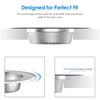 Helect 3-Pack Kitchen Sink Strainer Stainless Steel Drain Filter Strainer