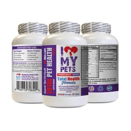 Dog Eye Supplement - Pets Total Health Formula for Dogs and Cats - Vitamin a for Dogs - 1 Bottle (60 Treats)