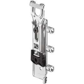 Gedotec Cabinet Hanger | 1 Piece Furniture Hanger Invisible - Top Cabinet | Stop: Right | Wall Cupboard Bracket with Load Capacity 130 kg | Galvanised Steel | Cupboard Holder Concealed for Hanging