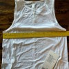 Lululemon New Lululemon Size 2 Sculpt Tank Top White Reflective