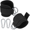 2 Pack Ankle Straps for Cable Machines, Ankle Straps Adjustable