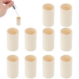 NICENEEDED 10 Stück Diffusor Für Ätherische Öle Aus Holz Diffusor Aus Naturholz Runder Aromatherapie Diffusor Für Zuhause Badezimmer Schuhschrank Toilette Yoga Raum