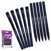 CLARO Trion+ Ballpoint Pens, BLACK, Medium Point (1.0mm), Pack of