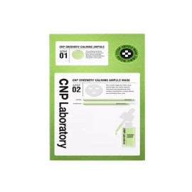 Cha N Park 차앤박(CNP) 그리너리 카밍 앰플 마스크 5매입 (진정수분) Cha N Park CNP Greenerie Soothing Ampoule Mask 5 Sheets (Calming Moisture)