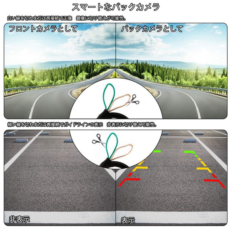 Camera for Rear Camera, Waterproof, 170 Degrees, Charge-Coupled Device (CCD)