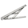 Sourcingmap 202 Stainless Steel 12-inch Window Casement Friction Hinges Stay