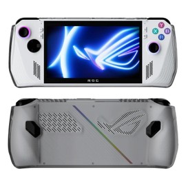 BoxWave Case Compatible with ASUS ROG Ally Z1 - Pure Crystal Slip, Durable, Flexible Transparent TPU Cover - Smoke Grey