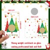 50 Pieces Christmas Scratch Off Cards Stickers Christmas Party Games