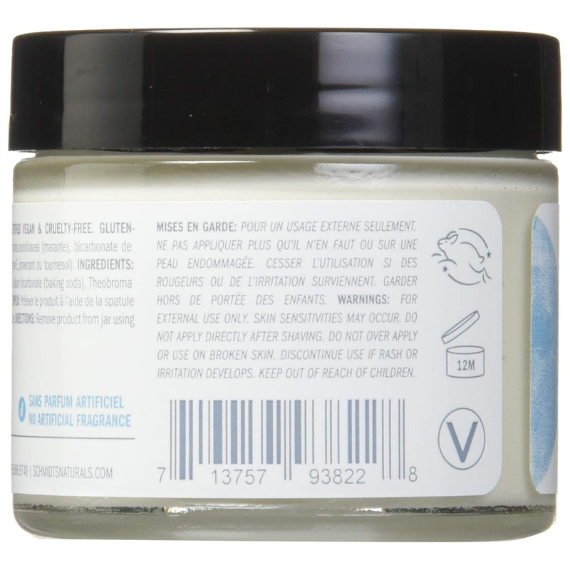 Schmidt's Natural Deodorant, Fragrance-Free, 2 Ounce