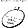 Nurge Premium Quality, Metal Spring Tension Embroidery Hoops, Cross Stich