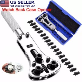 SNS Watch Band Back Case Opener Fixer Repair Tool Kit Battery Screw Cover Remover