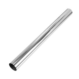 Motoforti Straight Exhaust Pipe Tube Car Exhaust Pipe Mandrel Bend DIY Custom Tubing Pipe 70mm/2.75" OD 1016mm/40" End Length T304 Stainless Steel Silver Tone
