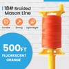 MERIANE Mason Line w/Reloadable Line Reel, 500FT Nylon String Line,