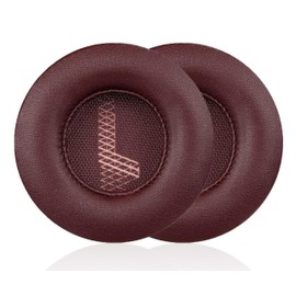 Replacement Ear Pads Compatible with JBL Live 400BT/Live 400BT On-Ear Wireless Headphones, Akkiv Replacement Ear Pads Made of Protein Leather and Memory Foam (red)