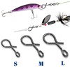 Fly Fishing Snaps 100pcs Quick Lure Change Clips Micro Fly