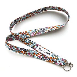 Long Lanyard - Never Lose Hope - Keychain, USB, ID Name Badge Holder made of Organic Cotton Fabric