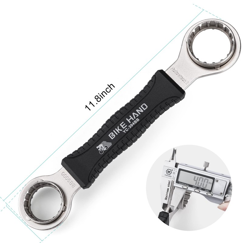 BIKE HAND 4 in 1 Bicycle Bottom Bracket Removal Crank