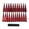JDMSPEED New Wheel Spike Lug Nuts (24pcs) with 1 Socket