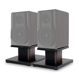 Pair-6 Inch (15CM)-Wood Speaker Stands for Home-Cinema HiFi Desktop and Satellite Speakers Monitor Stands