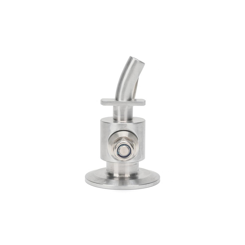 Beer Sampling Valve,Stainless Steel fluids Sampling Valve SS304 Clamp End