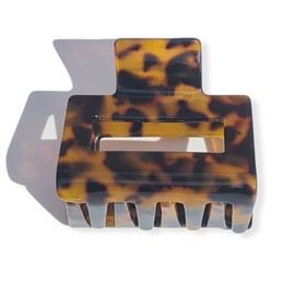 Women Hair claw clip acetate medium hair claw for women, hair clip, hair accessories for women gift for women medium hair claw fashion claw and barrette hair styling accessory . (Brown Black)