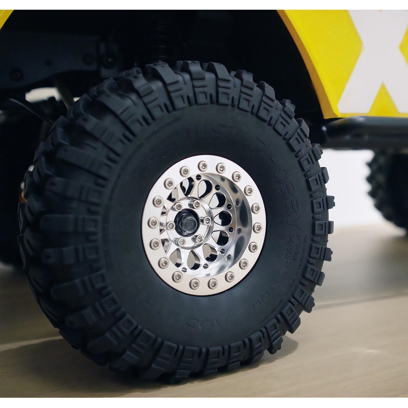 TxxRcss Rc 1.9 Inch Beadlock Wheel Negative Offset 8mm Aluminum