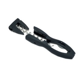 Rabbit Self-Pulling Pocket Corkscrew (Velvet Black)