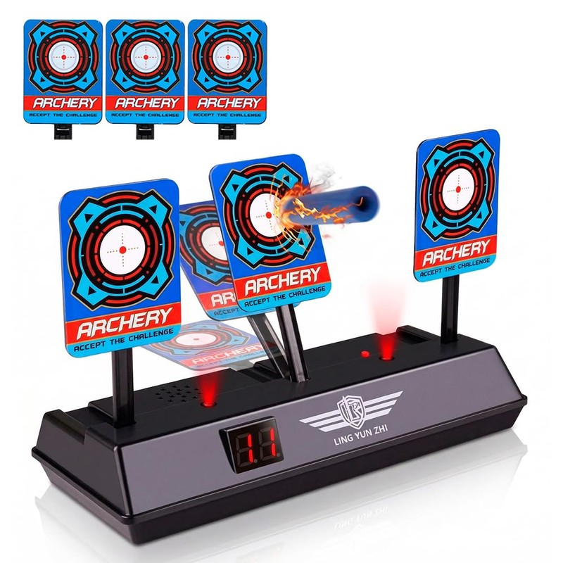 AZNABLE Electronic Target Digital Score Display, Sound Effect, Shooting Practice,