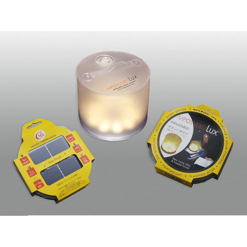 MPowerd Lux Inflatable Warm Colored LED Solar Lantern