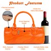 Primeware Serpentes Wine Clutch, Orange