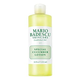 Mario Badescu Loción especial de pepino | Tónico facial que no seca ni irrita para eliminar el exceso de grasa y secar los brotes | Astringente revitalizante y clarificante para el rostro | 472 ml