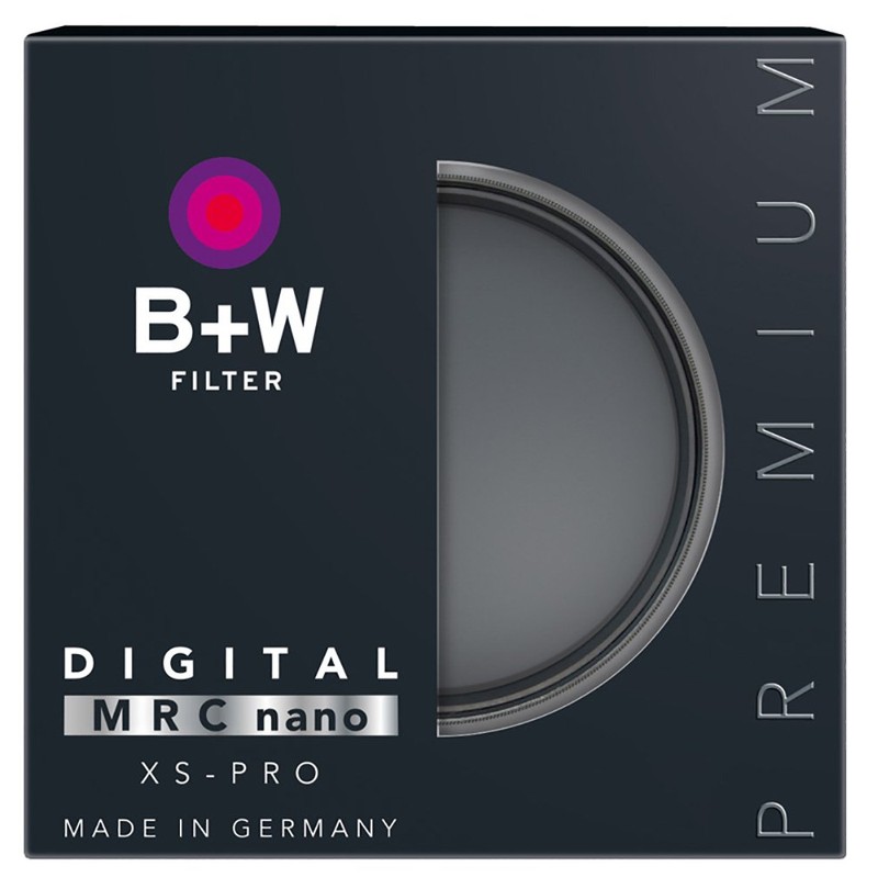 B+W 37mm 3.0-1000x Multi-Resistant Coating Nano Camera Lens Filter, Gray