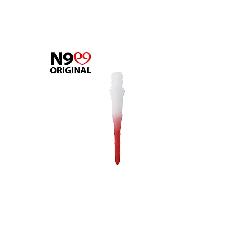 L-Style Premium Lippoint N9 TwinColor White Pack of 30 Red