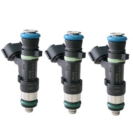GzYcsFocusqp 3pcs 10 holes Fuel injector 1465A331 EAT320 Compatible For 12-2018 Mitsubishi MITSUBISHI Space Star 1.0 II 14-2019 Mirage 1.2L 04-2012 Colt Petrol Hatchback 1.3L Compatible KMN230B