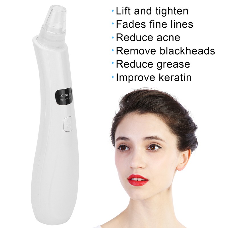Blackhead Pore Vacuum Cleaner Electric Face Nose Acne Whitehead Extractor