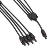 Solar Connector Y Branch 1 to 4 Waterproof Parallel Adapter