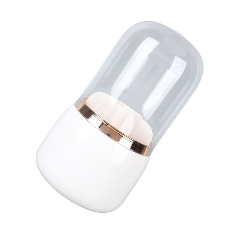 Rotate Dustproof Makeup Brushes Holder Storage 5 Compartments Waterproof Makeup