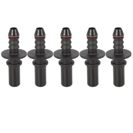 X AUTOHAUX 5 pcs 9.49mm ID6 Car Fuel Line Hose Pipe Quick Release Male Connect Connector