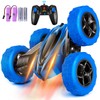 Rcfunkid Remote Control Car, 4WD RC Cars with Double Sided
