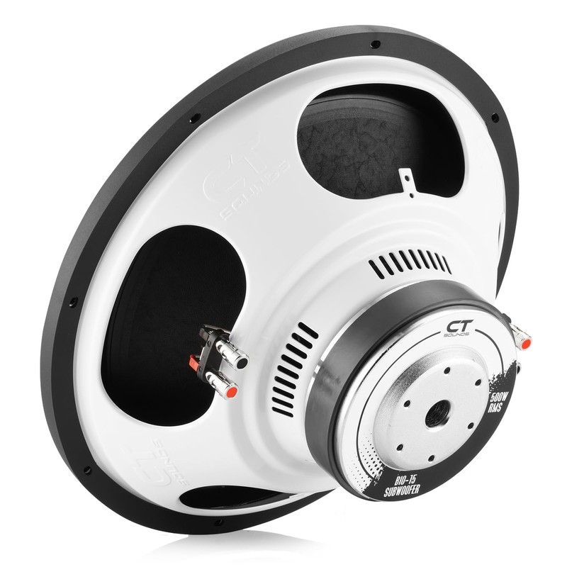 CT Sounds Bio 15” 1000-Watt Dual 2-Ohm Car Subwoofer