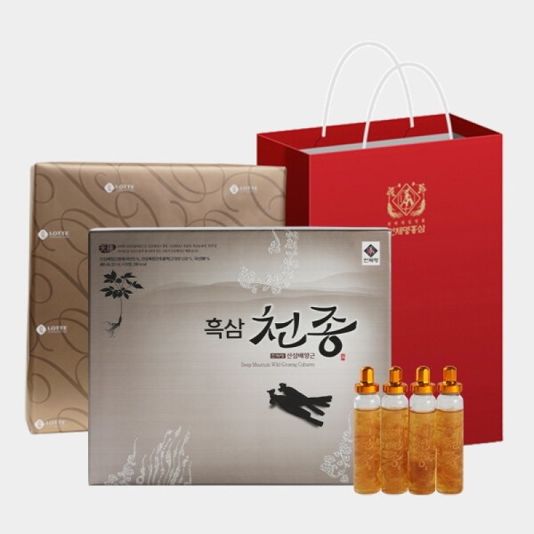 Cheonjemyeong () 6-year-old black ginseng, Cheonjongsansam cultured root (20ml x