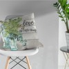 Eucalyptus Leaf Throw Pillow Covers 18x18 Greenery Pillow Covers 18x18
