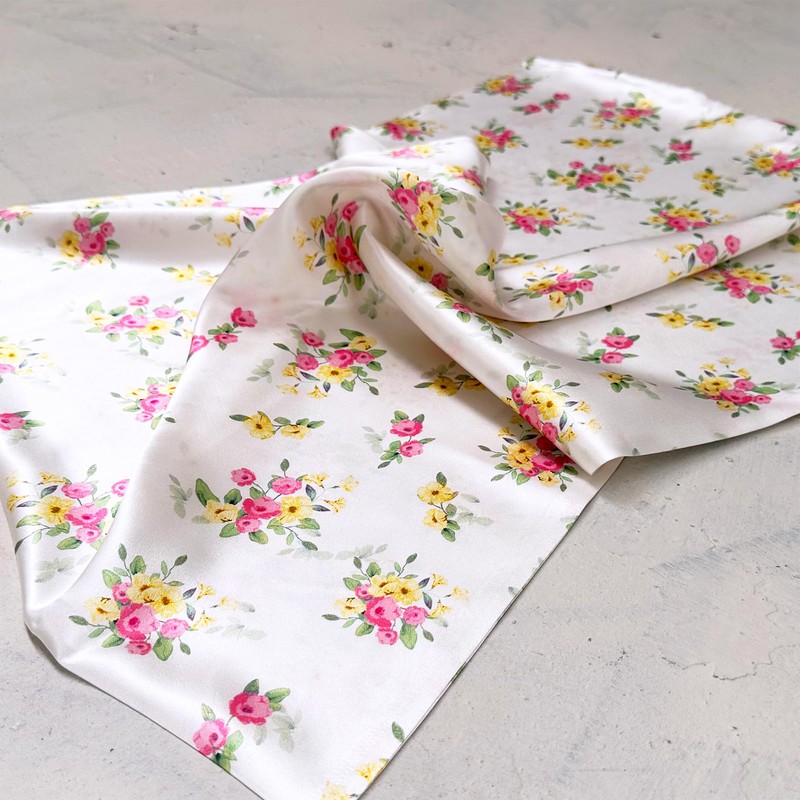 %100 Pure Mulberry Silk Satin Pillowcase, 22 mm Printed, Standard