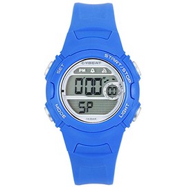 J-Axis ACY16-BL Women's Sports Watch, 10 ATM Waterproof Digital Watch, Blue, Dial Color - Grey, 10 ATM water resistant digital watch series. This is a highly cost-effective digital watch with