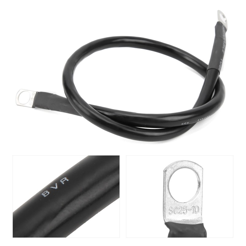 23.6in Ground Wire 4AWG 25mm² 150A High Toughness Earth Cable