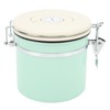 Coffee Canister Mint Green Food Grade Stainless Steel Airtight Coffee