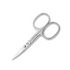 Tijeras Curvas Microdentadas de Acero Inoxidable para Uñas